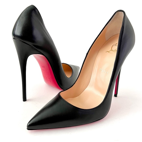 Christian Louboutin Shoes - CHRISTIAN LOUBOUTIN | So Kate 120 Black Calf Leather Pumps Stilettos US 9.5